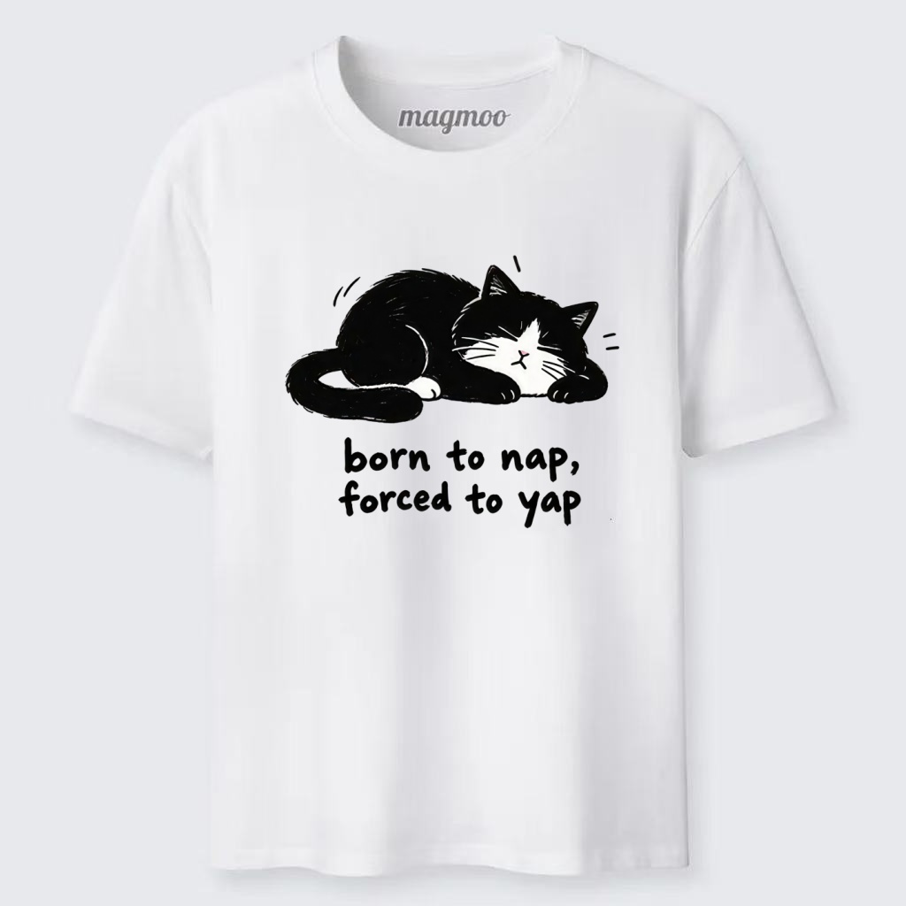 Magmoo Cute Lazy Cat Funny Meme Classic T-shirt