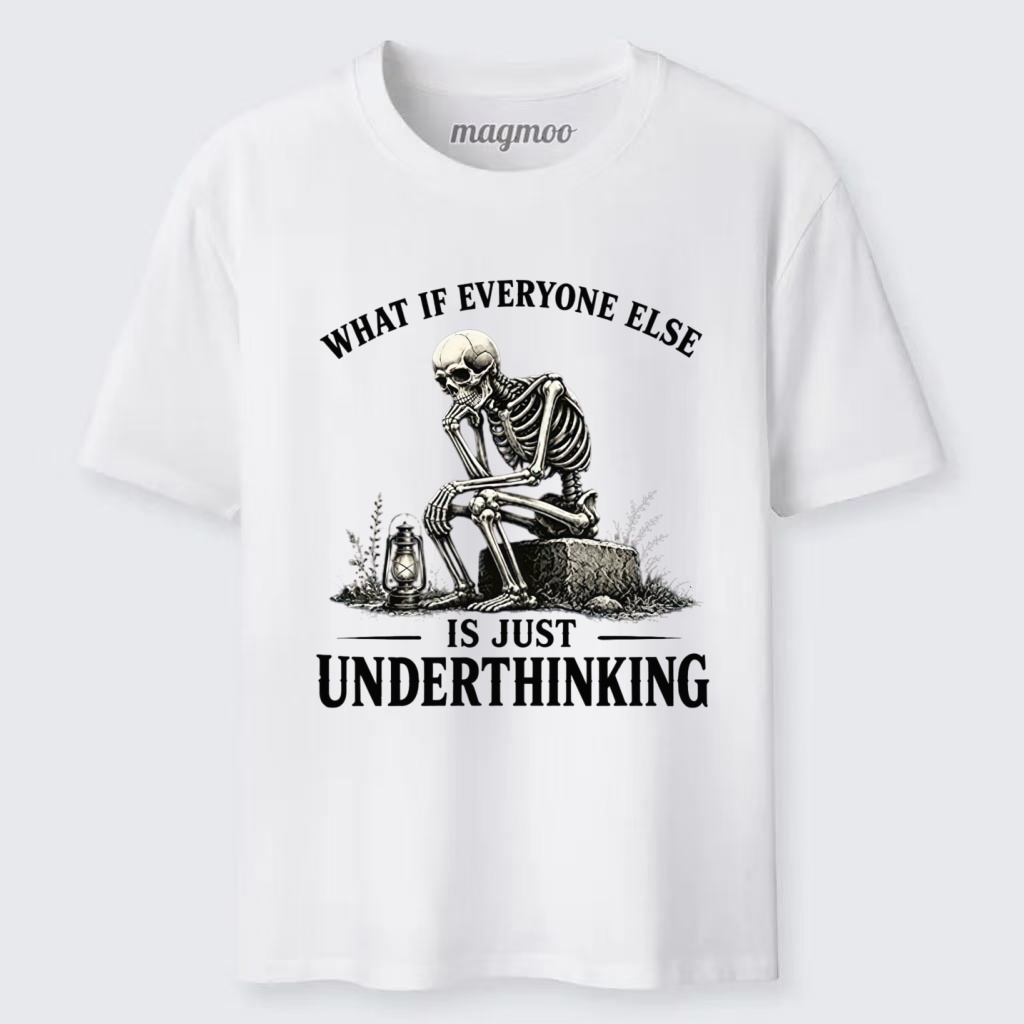 Magmoo Skeleton Deep Thought Meme Classic T-shirt