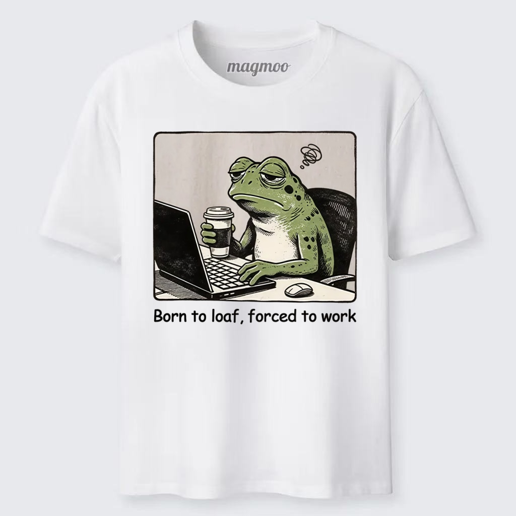 Magmoo Working Frog Coffee Meme Classic T-shirt