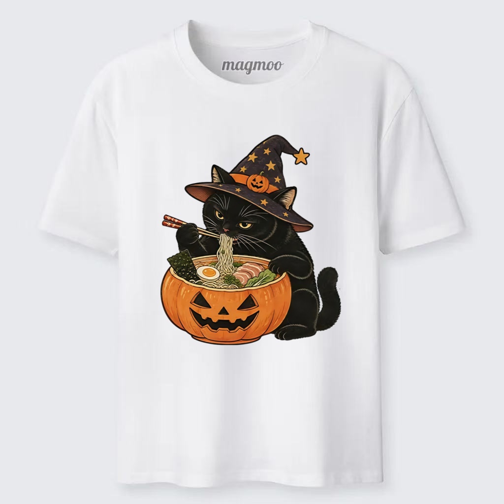 Magmoo Witch Cat Ramen Classic T-shirt