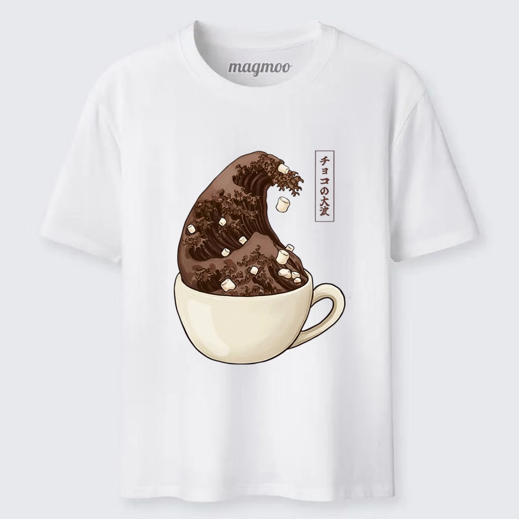 Magmoo Coffee Wave Art Classic T-shirt