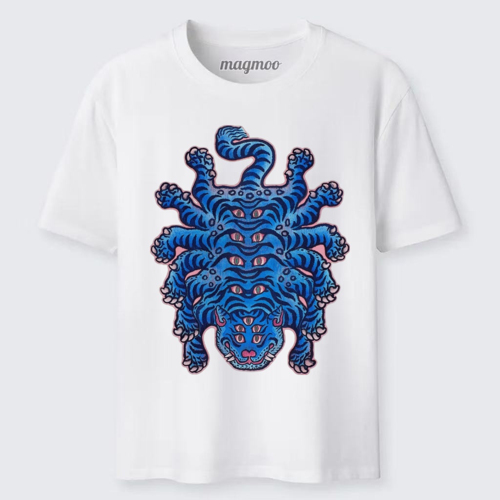 Magmoo Multi-Armed Blue T-shirt