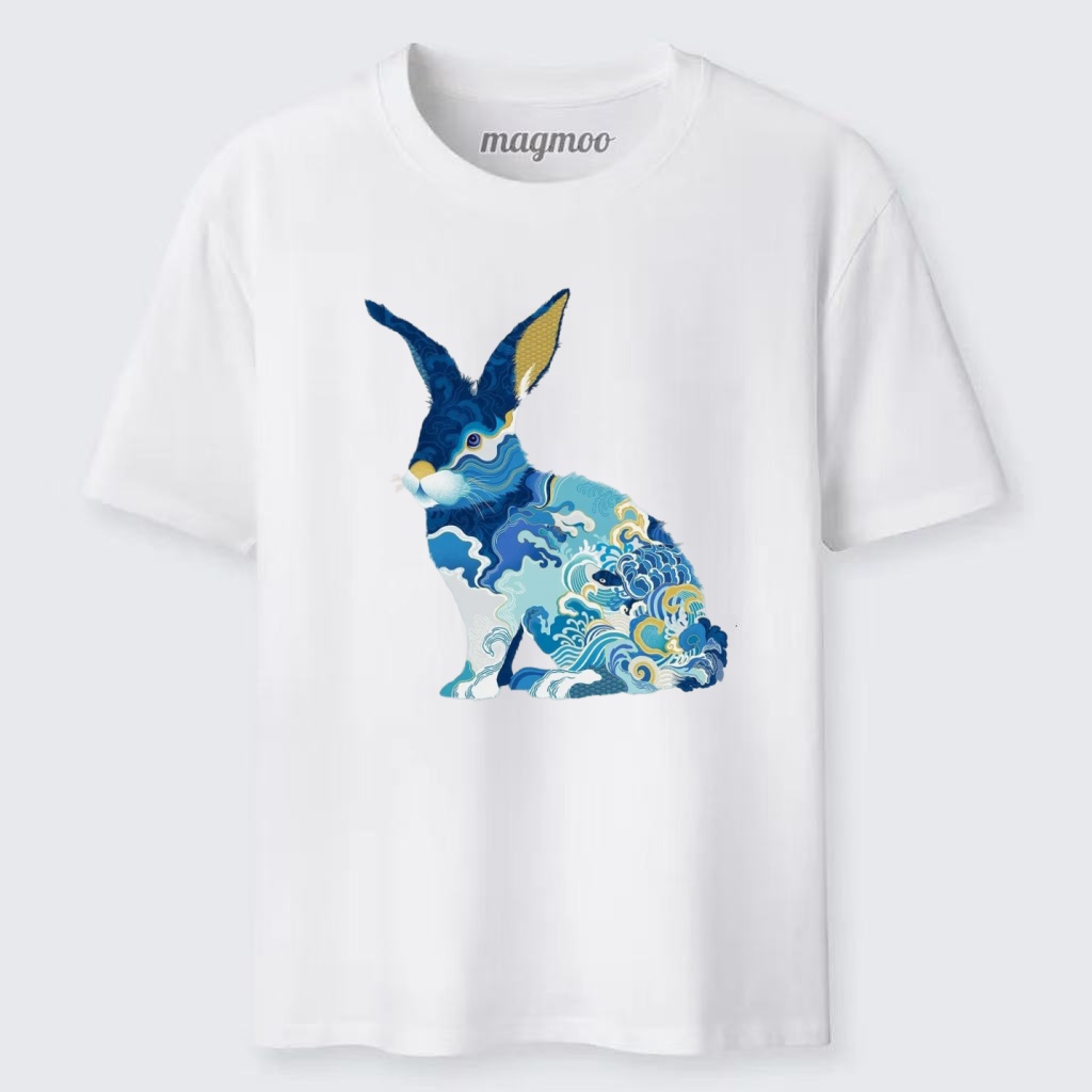 Magmoo Ukiyo-e Rabbit T-shirt
