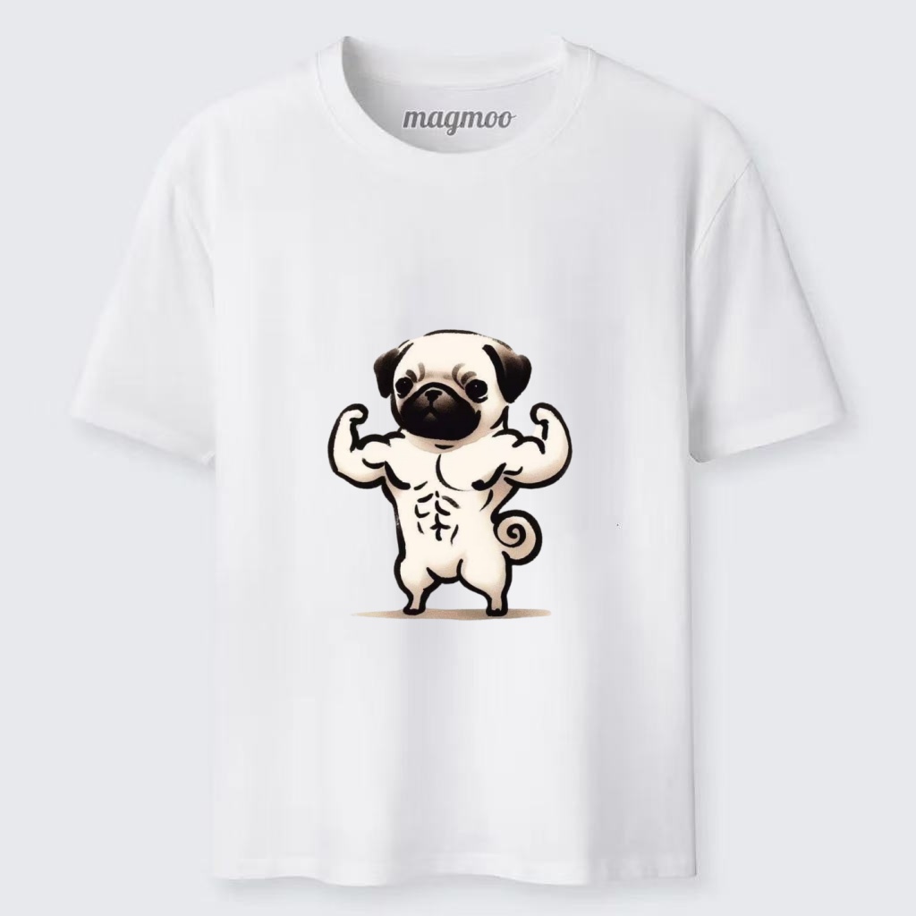 Magmoo Buff Pug T-shirt