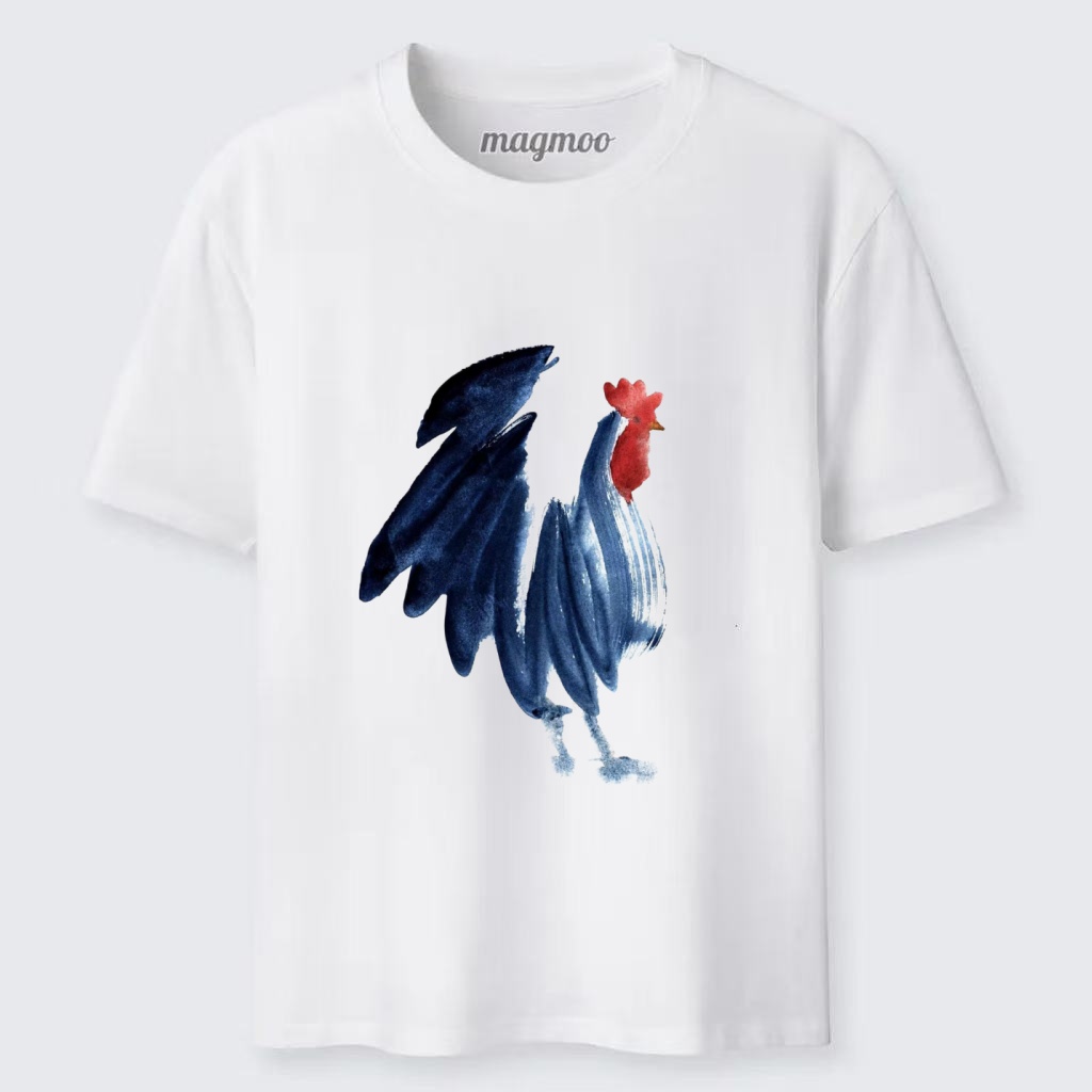 Magmoo Abstract Rooster Art T-shirt