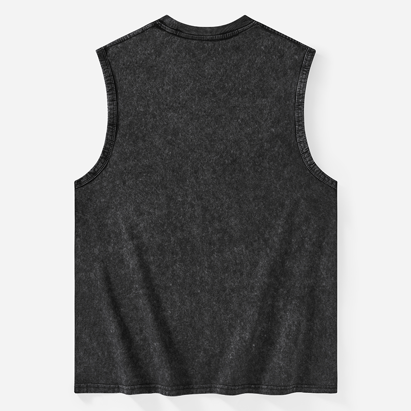 Magmoo Retro Raccoon Samurai Washed Tank