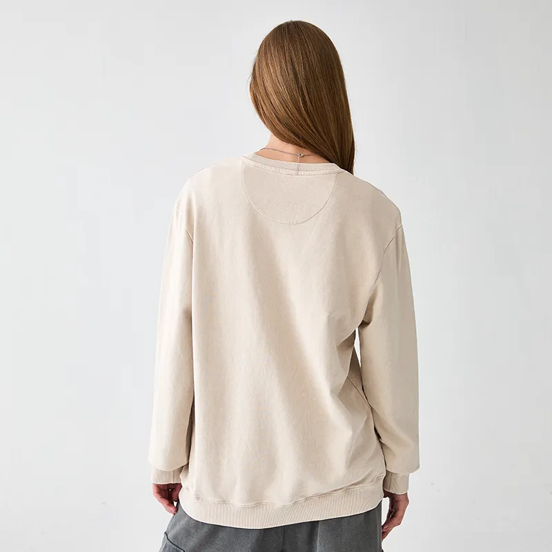 Magmoo Overthinking Frog With Coffee Washed Terry Sweatshirt