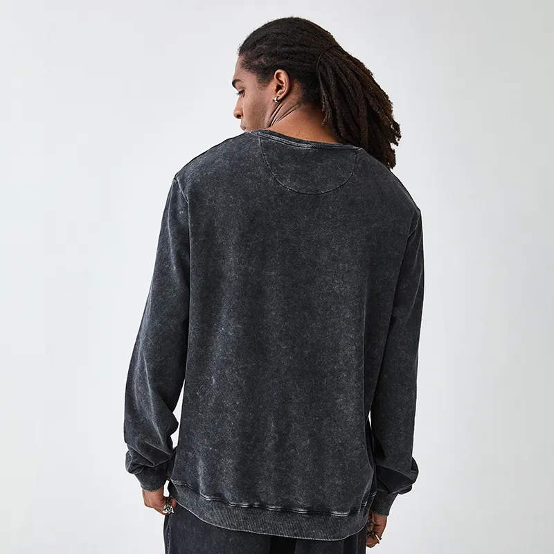 Magmoo Overthinking Frog With Coffee Washed Terry Sweatshirt