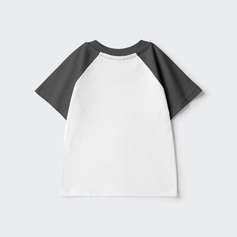 Magmoo Retro Raccoon Samurai Kids Raglan T-shirt
