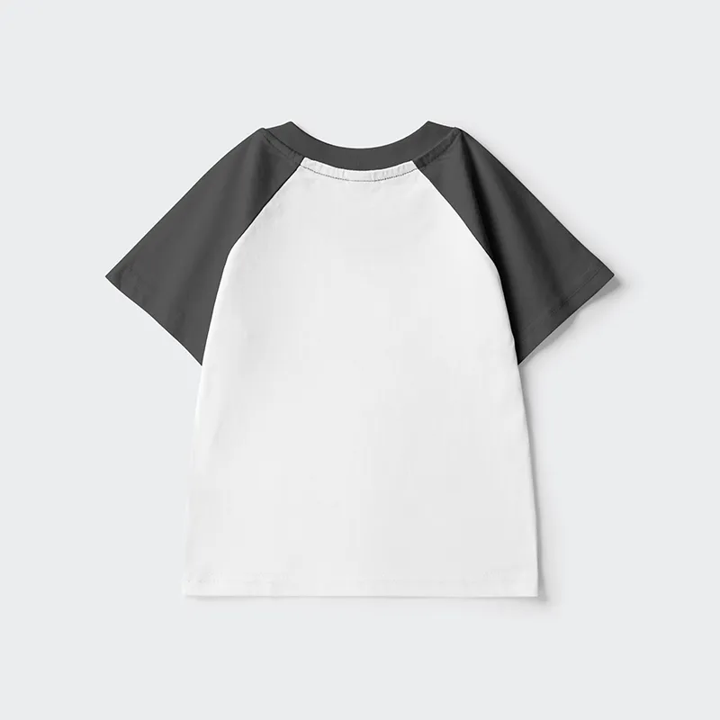 Magmoo Retro Raccoon Samurai Kids Raglan T-shirt