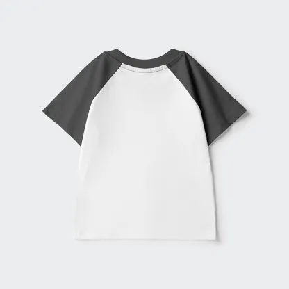 Magmoo Retro Raccoon Samurai Kids Raglan T-shirt