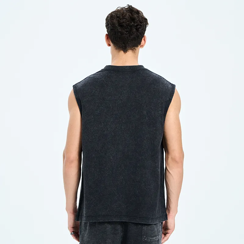 Magmoo Retro Raccoon Samurai Washed Tank