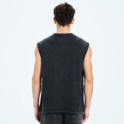 Magmoo Retro Raccoon Samurai Washed Tank