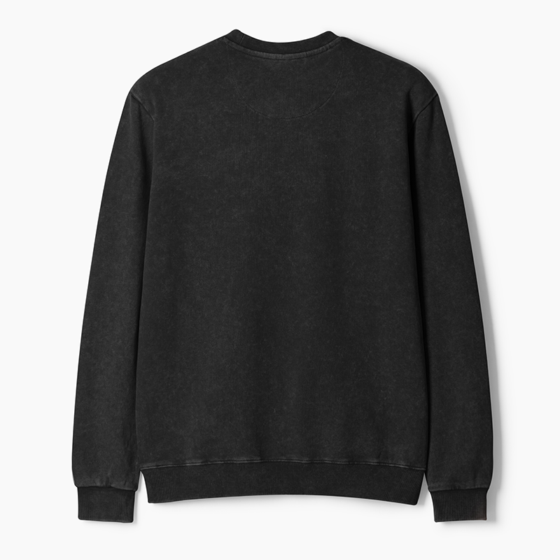 Magmoo Overthinking Frog With Coffee Washed Terry Sweatshirt