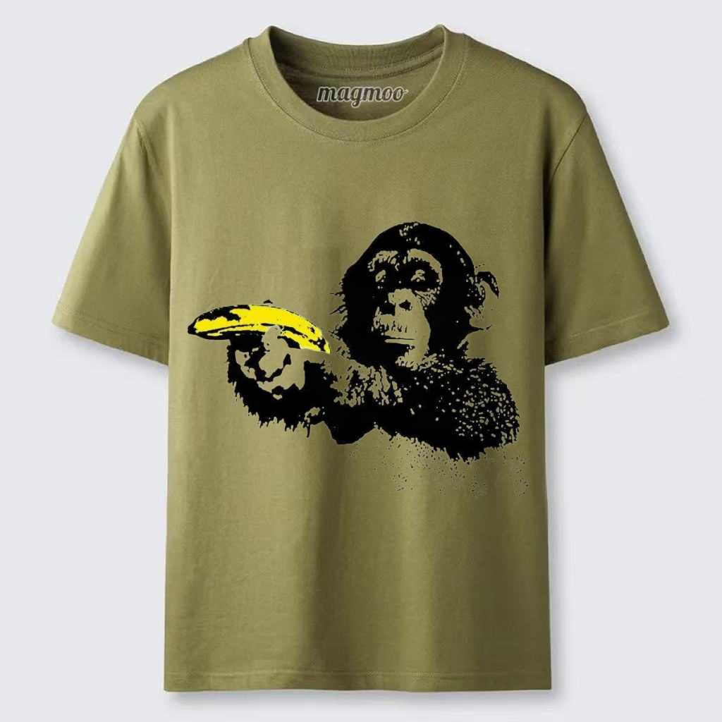 Magmoo Banana Gun Chimp T-shirt