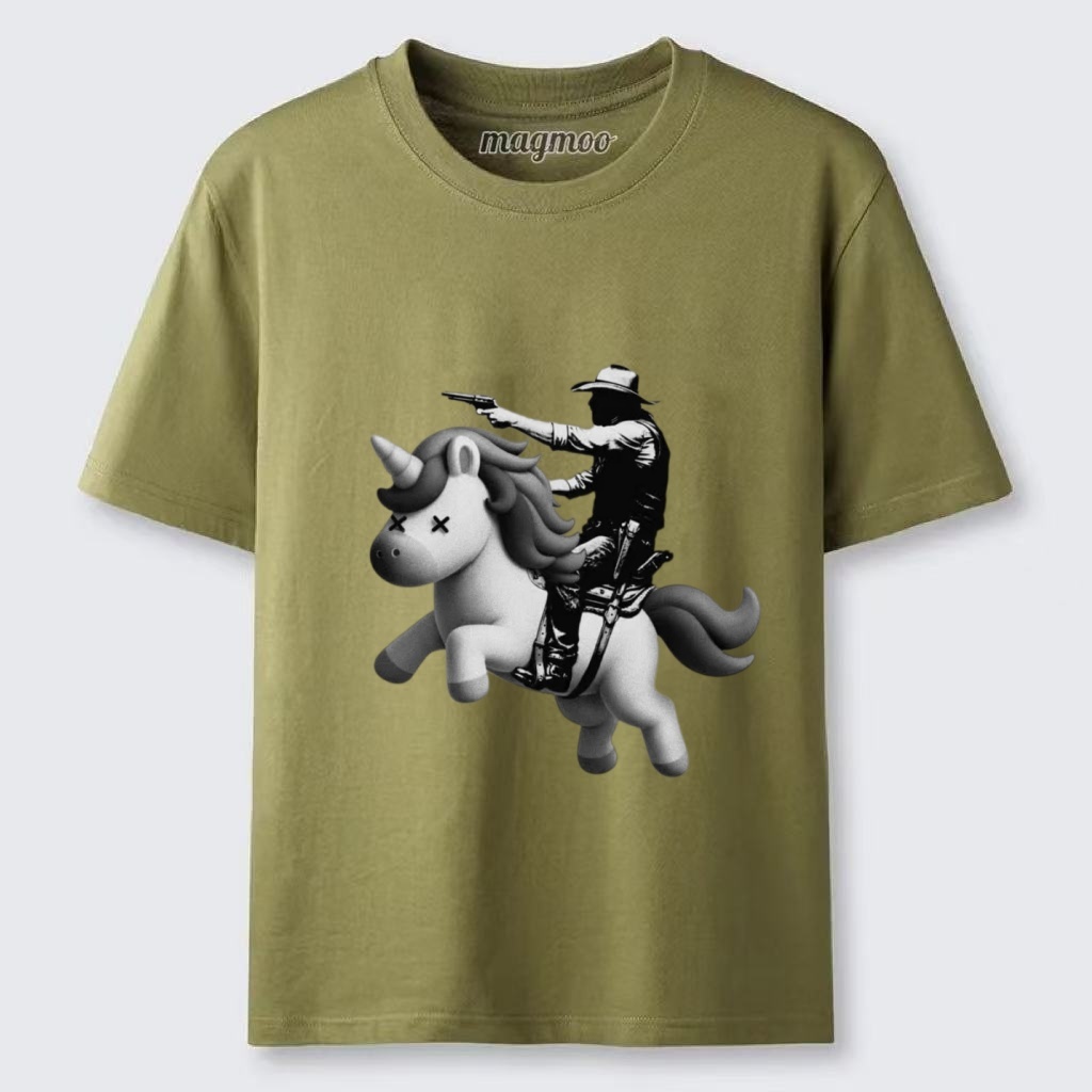 Magmoo Cowboy and Unicorn T-shirt