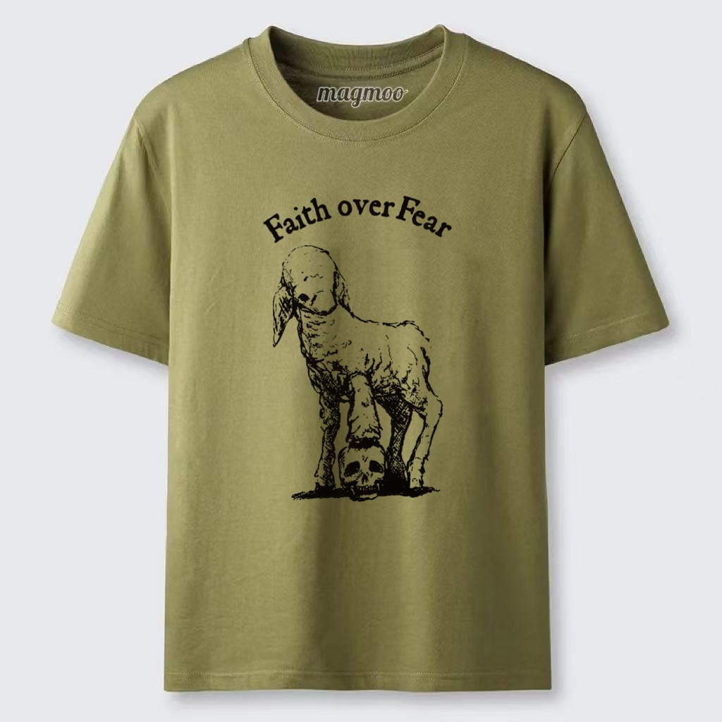 Magmoo Faith Over Fear Lamb T-shirt