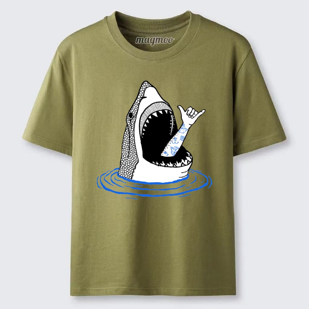 Magmoo Tattoo Shark Shaka T-shirt