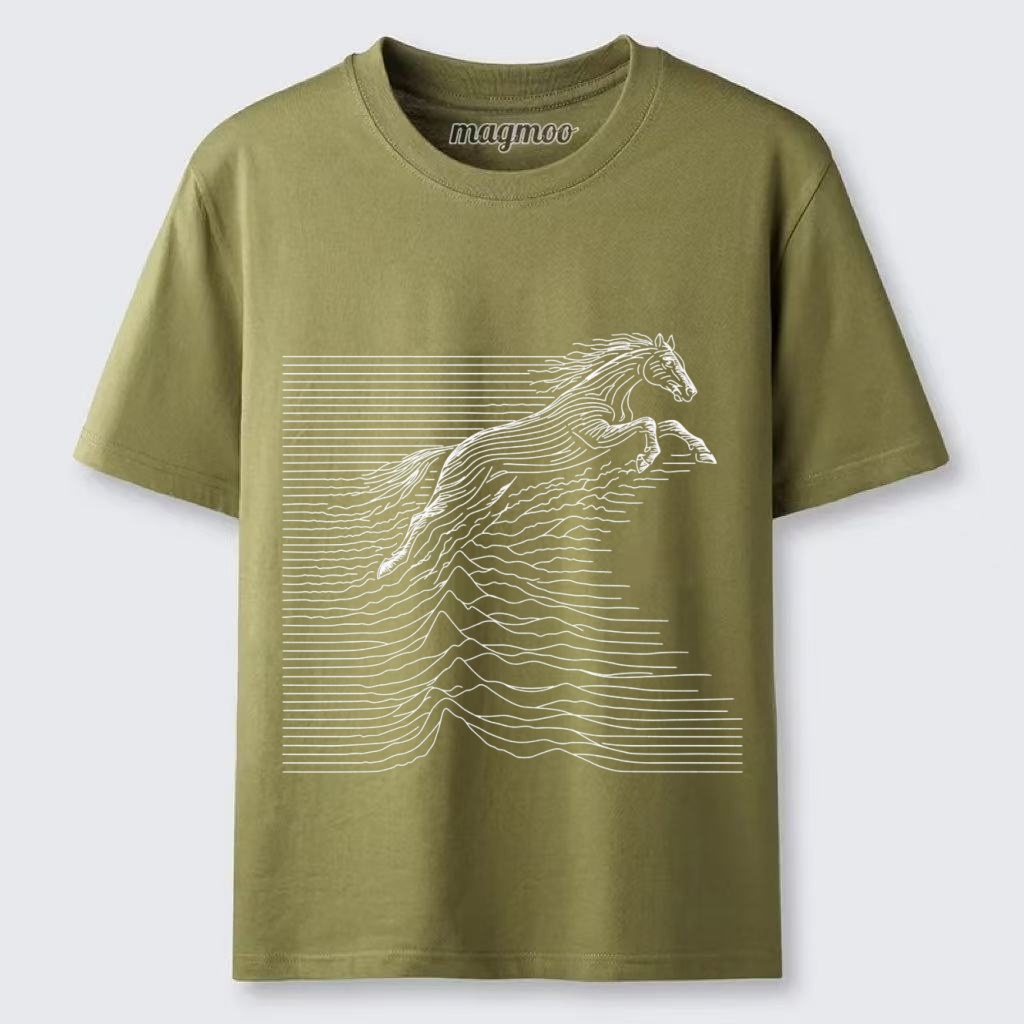 Magmoo Line Art Stallion T-shirt