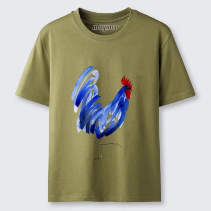 Magmoo Brushstroke Rooster T-shirt