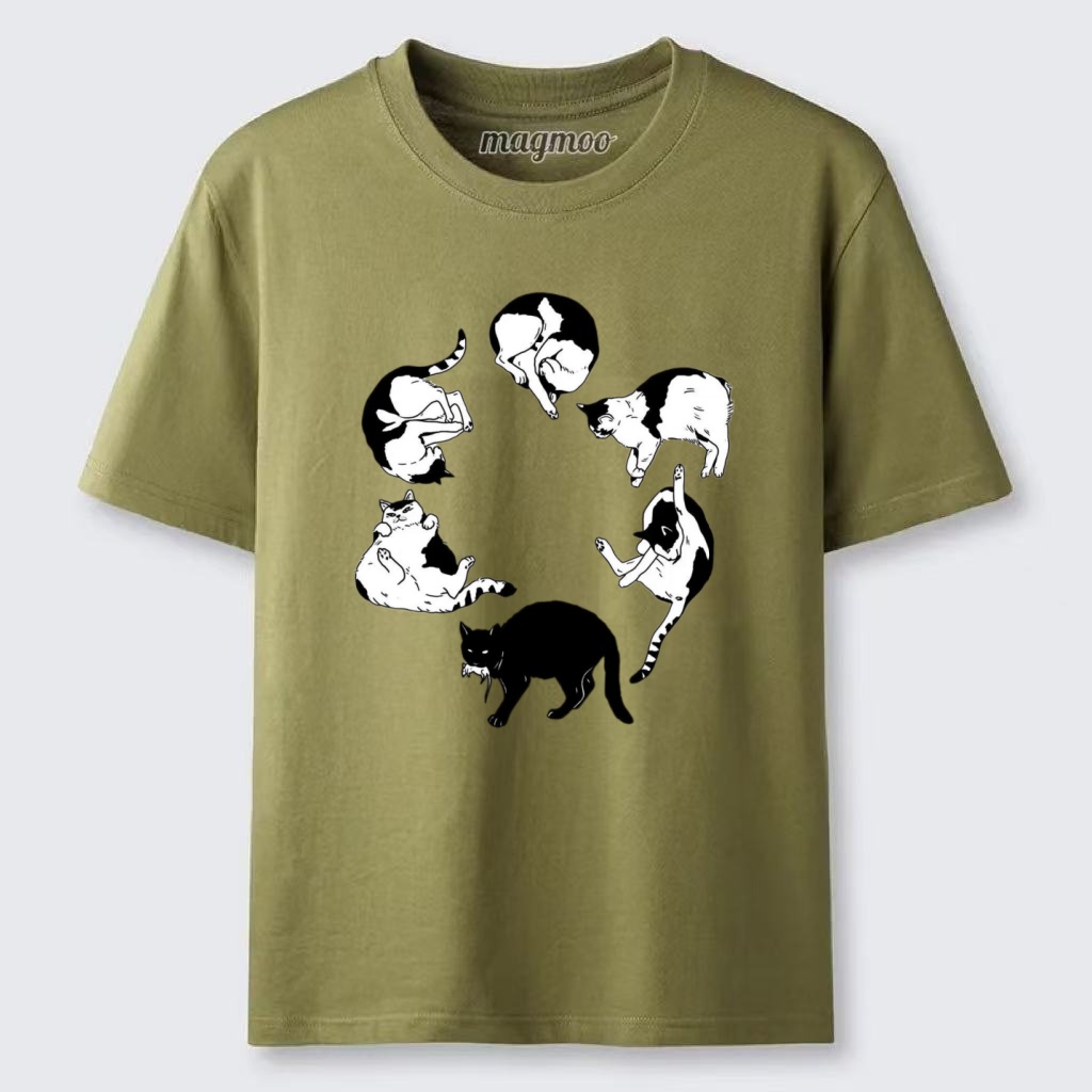 Magmoo Circle of Cats T-shirt