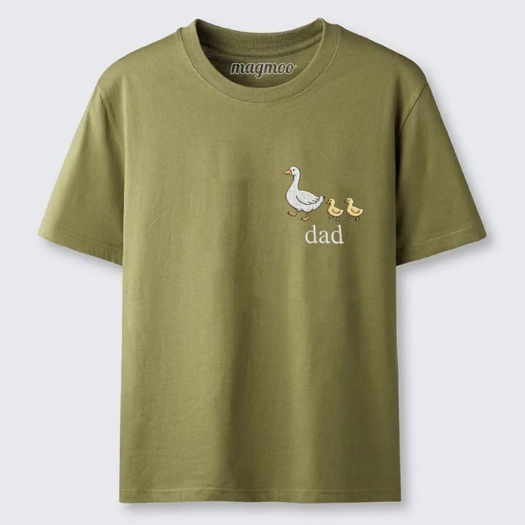 Magmoo Embroidered Dad Goose T-shirt