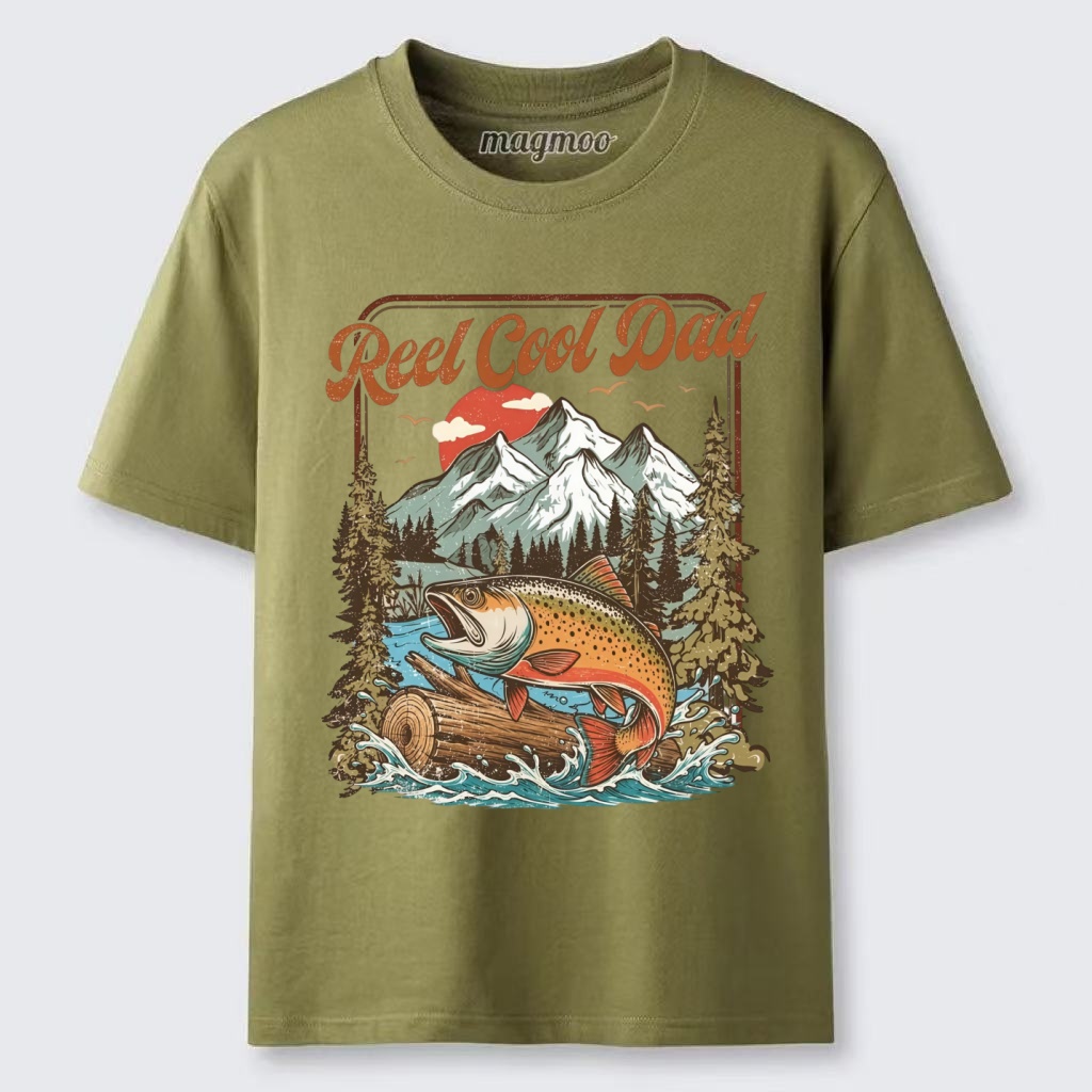 Magmoo Reel Coll Dad T-shirt