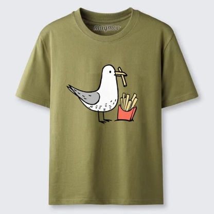 Magmoo Fry Thief Seagull T-shirt
