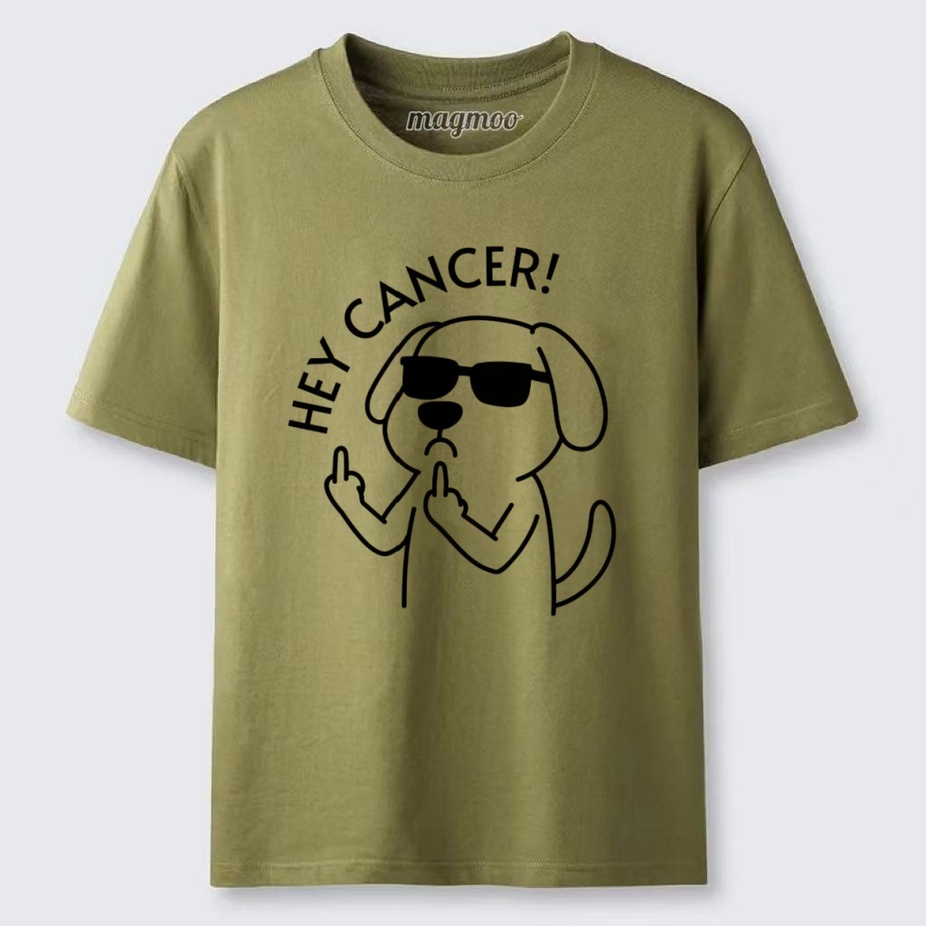 Magmoo Hey Dog Cancer T-shirt
