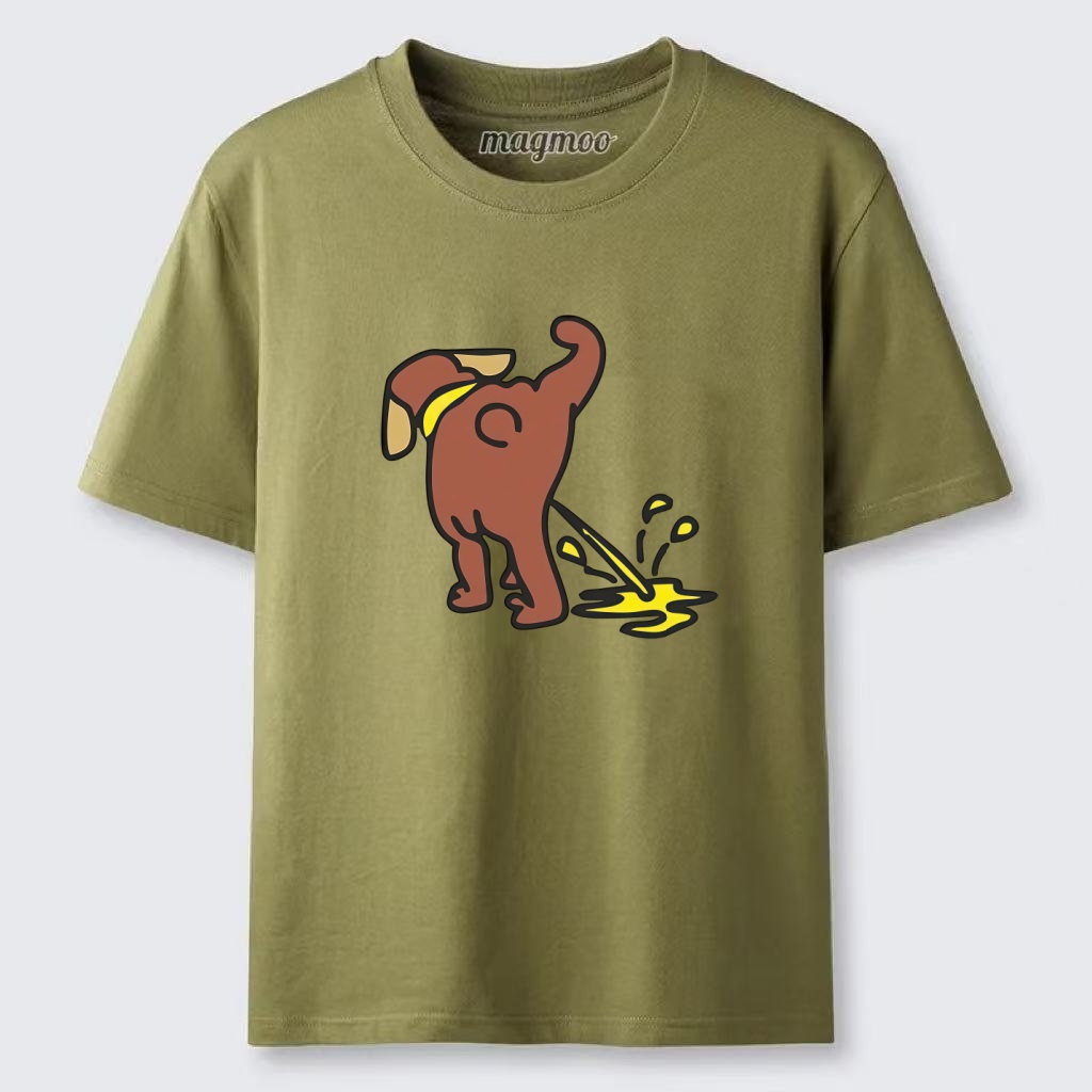 Magmoo Peeing Pup T-shirt