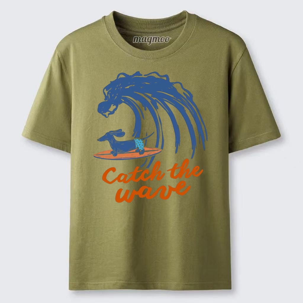 Magmoo Catch The Wave Doxie T-shirt