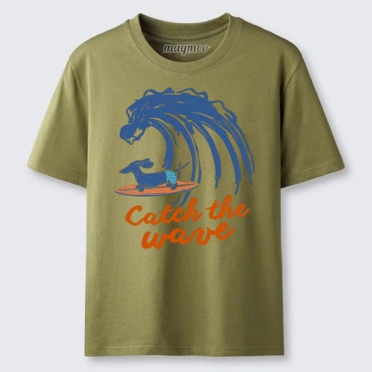 Magmoo Catch The Wave Doxie T-shirt