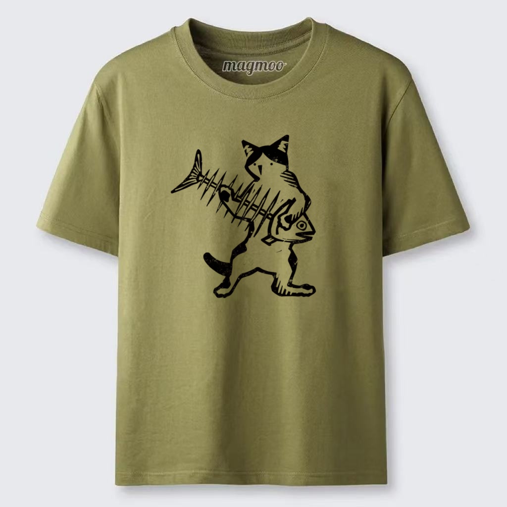 Magmoo Fisher Kitty T-shirt