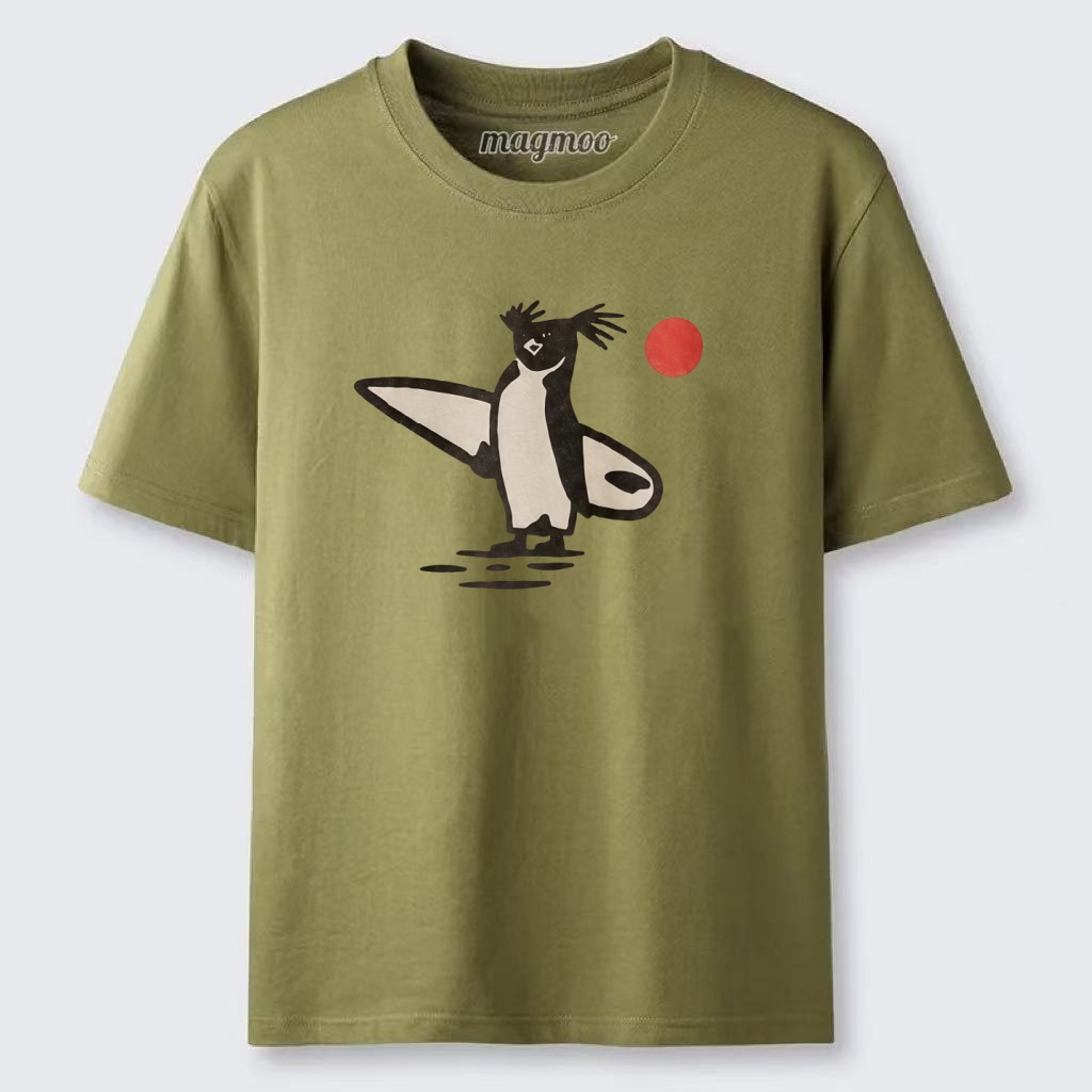 Magmoo Surfer Penguin T-shirt