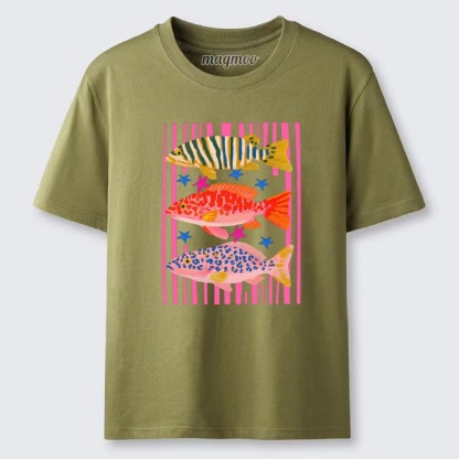 Magmoo Tropical Fish Trio T-shirt