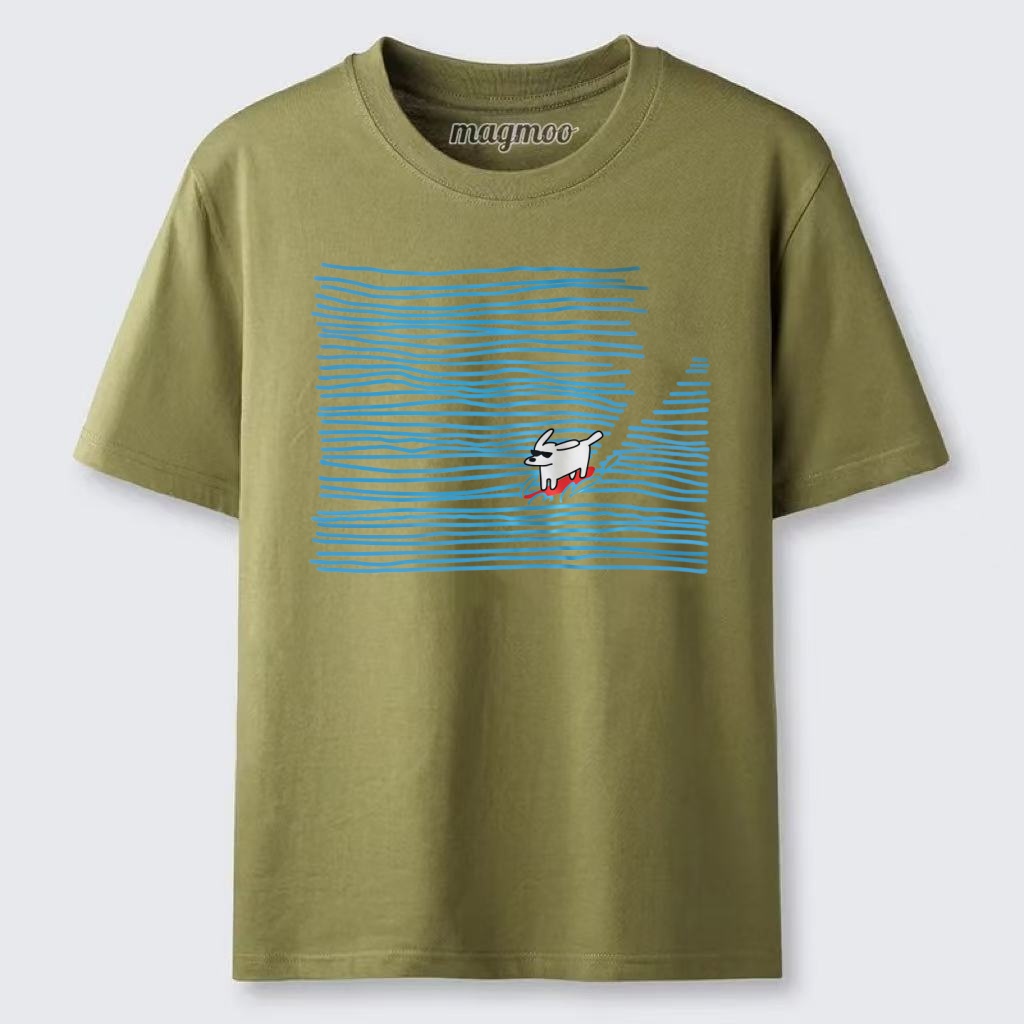 Magmoo Wave Surf Dog T-shirt