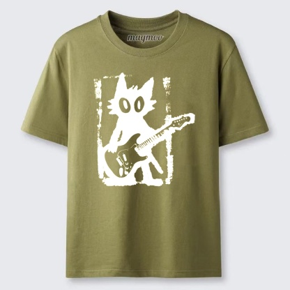 Magmoo Rock Star Cat Classic T-shirt