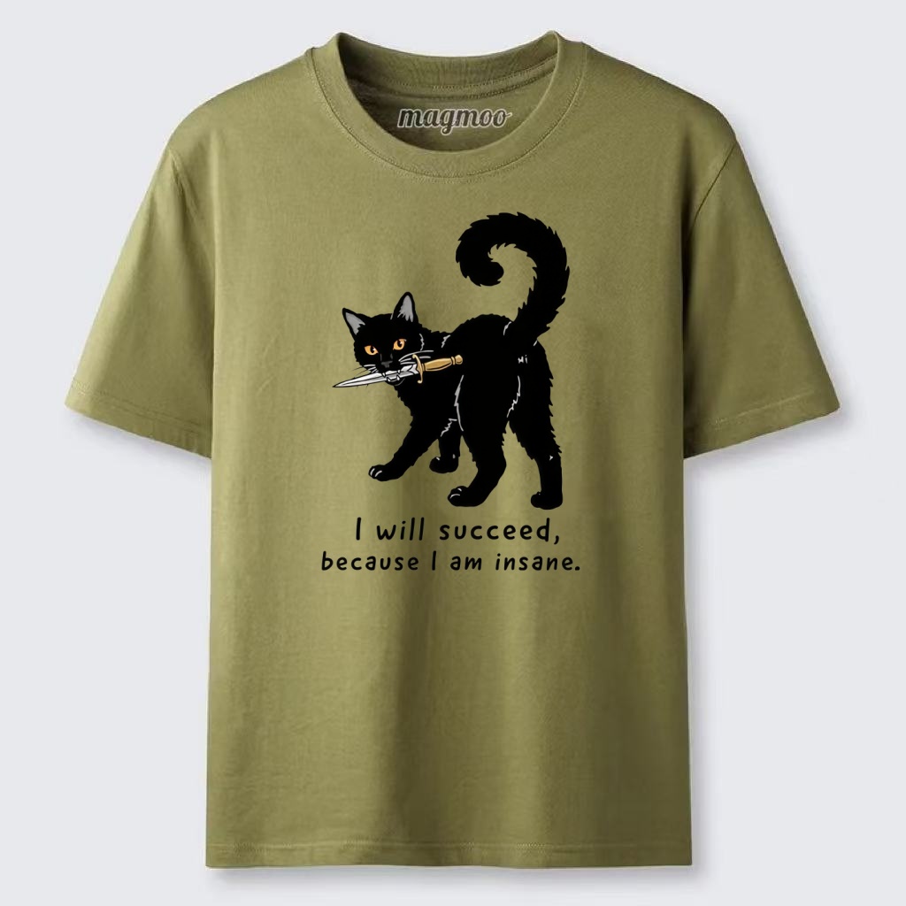 Magmoo Brave Black Cat Wild Success Vibe Classic T-shirt
