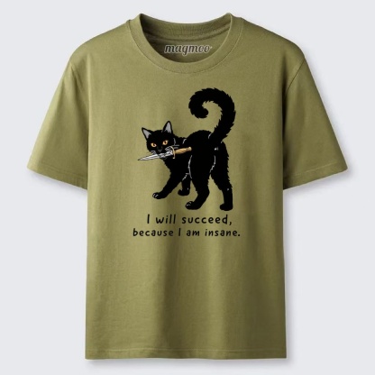 Magmoo Brave Black Cat Wild Success Vibe Classic T-shirt