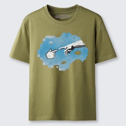 Magmoo Pixel Creation Hands Classic T-shirt