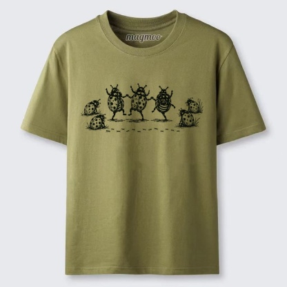 Magmoo Funny Dancing Ladybugs Classic T-shirt