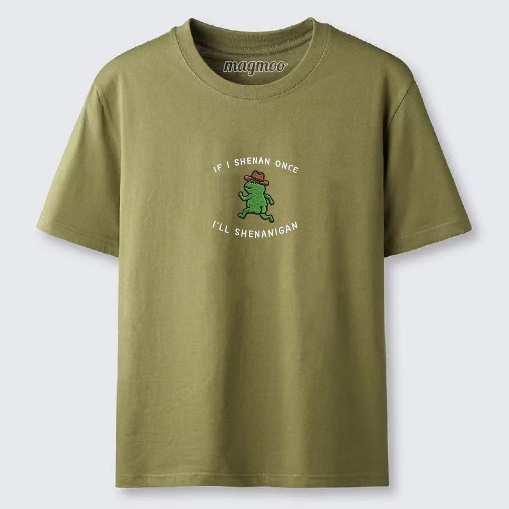 Magmoo If I Shenan Once I'll Shenanigan Frog Classic T-shirt