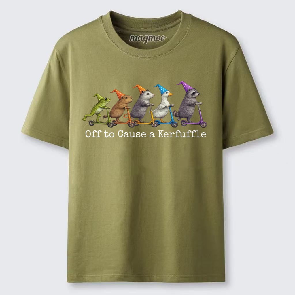 Magmoo Off To Cause A Kerfuffle Frog Classic T-shirt