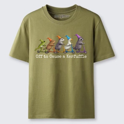 Magmoo Off To Cause A Kerfuffle Frog Classic T-shirt