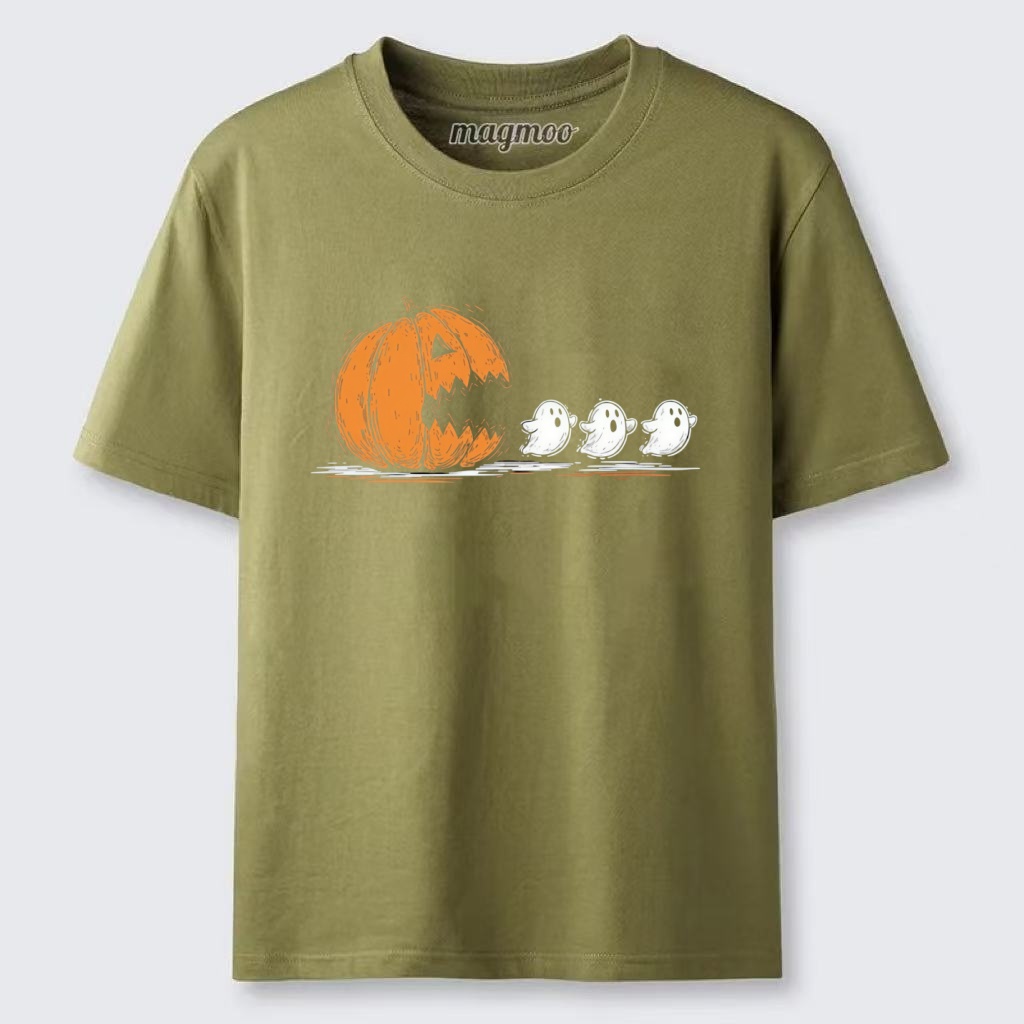 Magmoo Halloween Pumpkin Eat Ghost Classic T-shirt