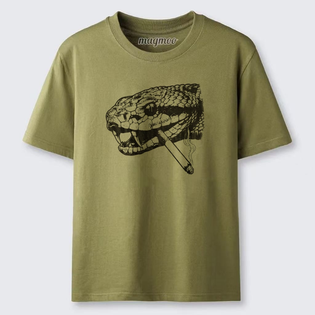 Magmoo Snake Smoke Vintage 90s Classic T-shirt