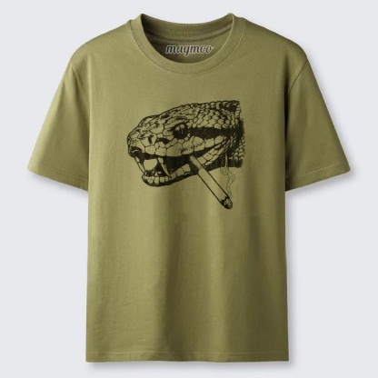 Magmoo Snake Smoke Vintage 90s Classic T-shirt