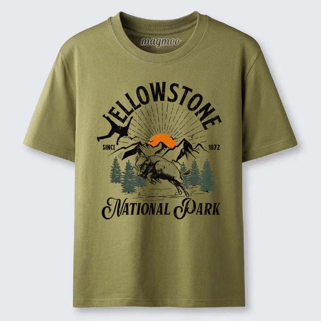 Magmoo Bison Yellowstone National Park Classic T-shirt