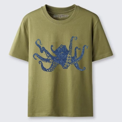 Magmoo Indigo Octopus T-shirt