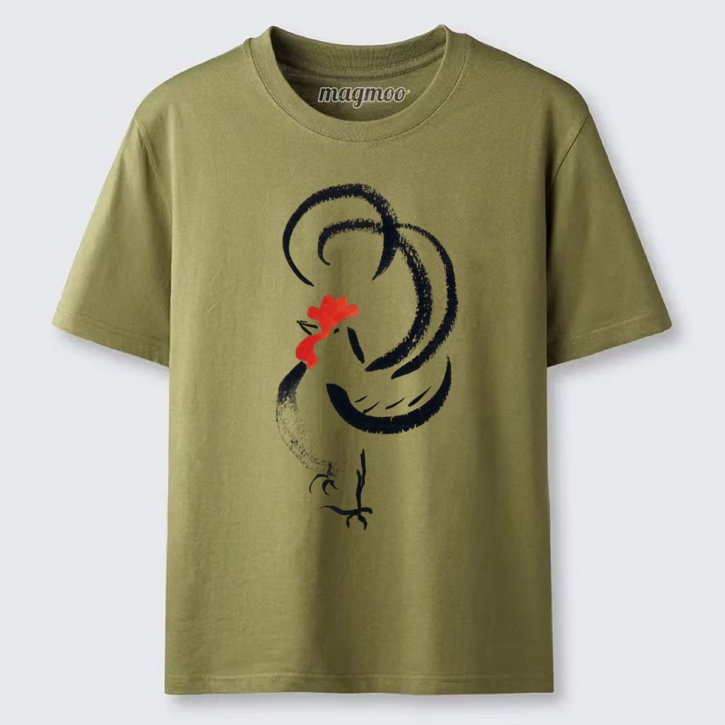 Magmoo Ink Rooster T-shirt